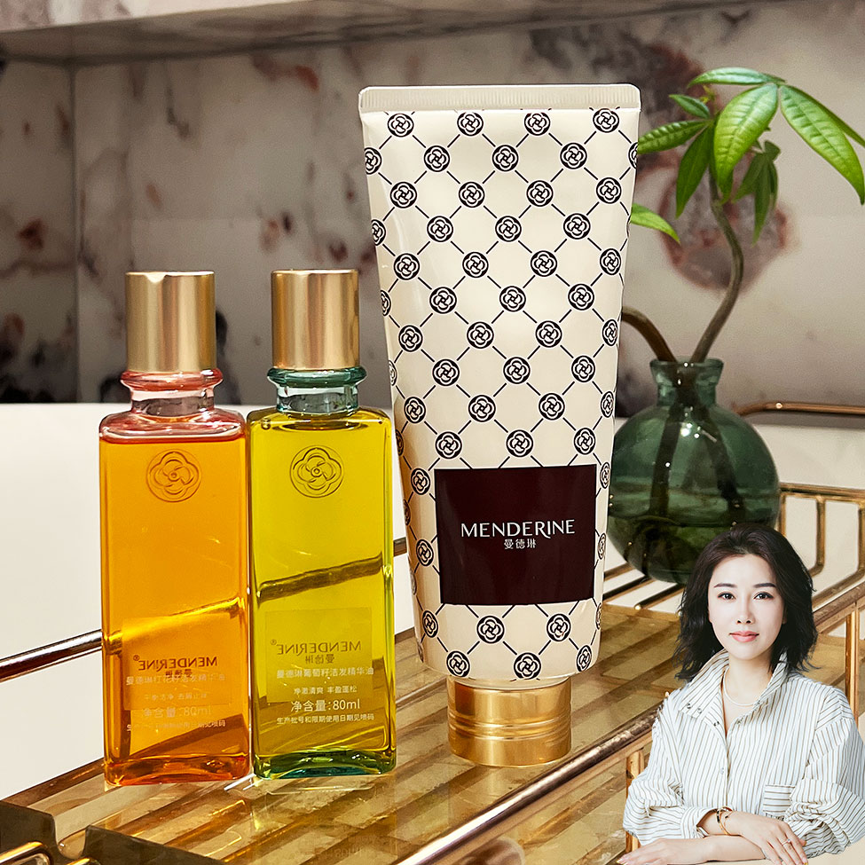 曼德琳洁发精华洗发油体验装养护修护受损发芯温和滋养持久留香