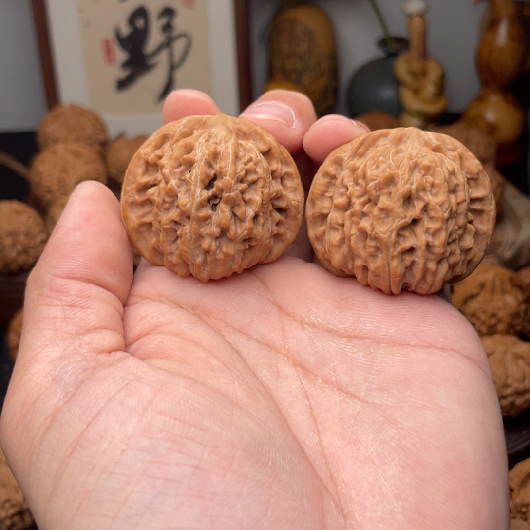 文玩核桃把件平谷四座楼43