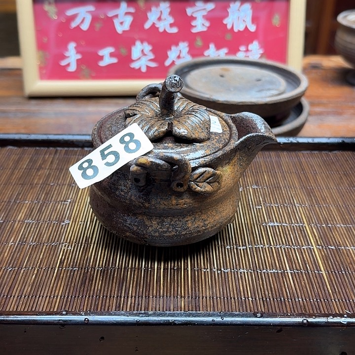 纯手工制作粗陶茶具