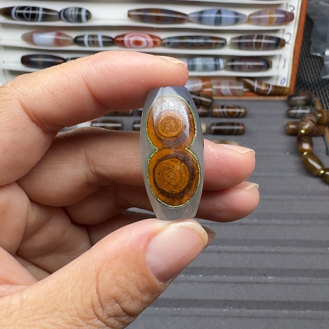 段***玛瑙/玉髓合金珠宝半成品