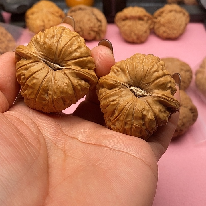 文玩核桃把件全品南瓜墩44.5