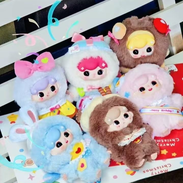 娃三岁比莉的甜梦派对毛绒挂件盲盒【以直播间展示为准】
