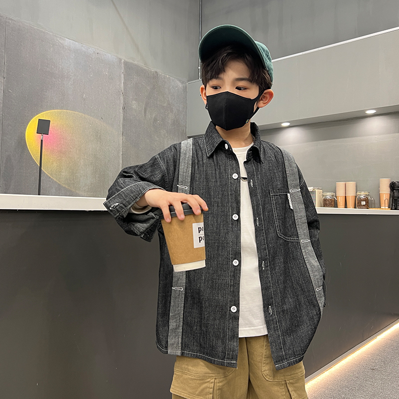 源头工厂扣号链接 下单记得备注主播给的编码哦！宽松中小童童装