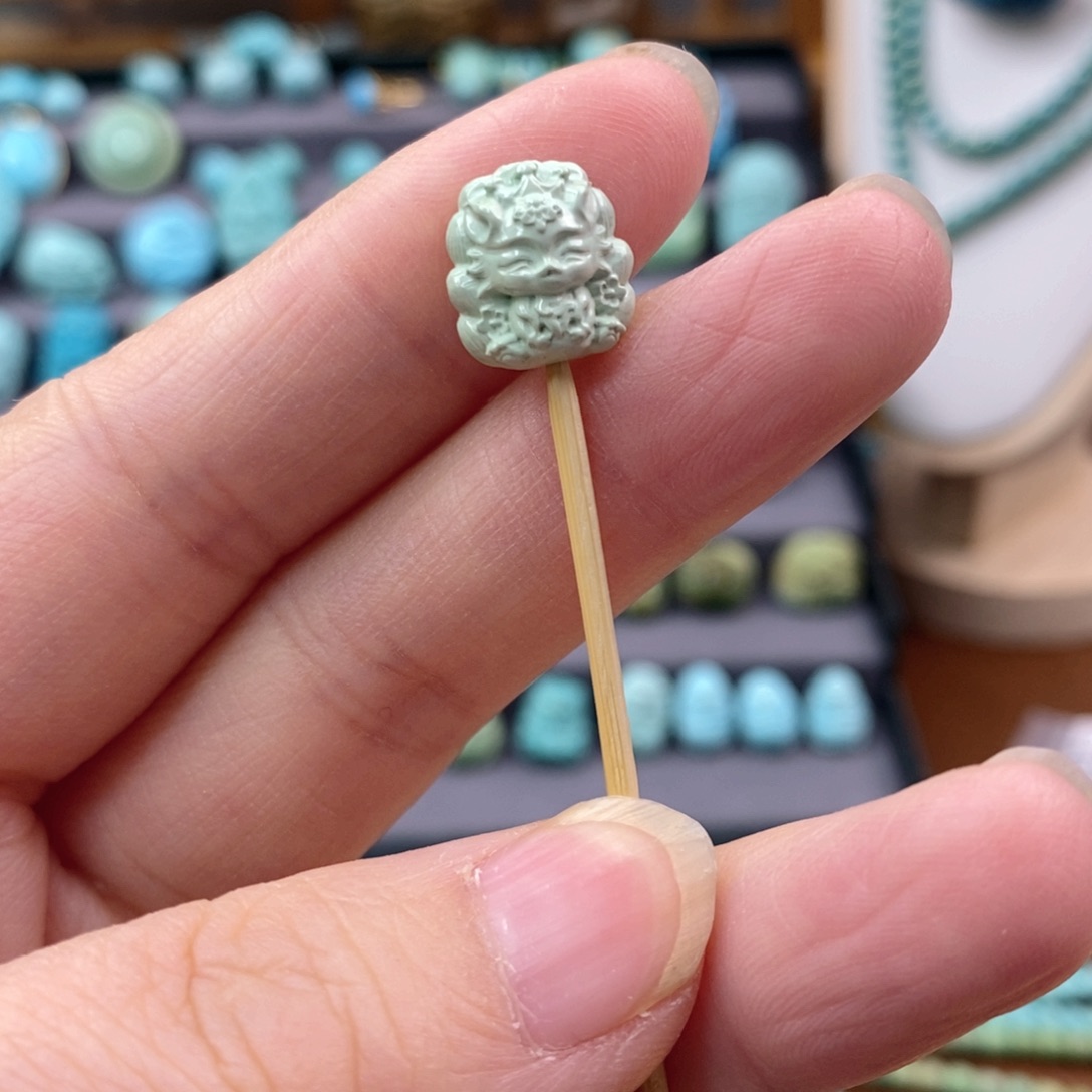 绿松石珠宝奇石未镶嵌