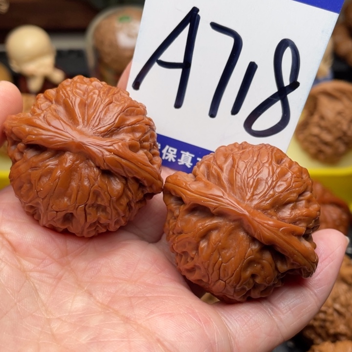 把件桃核宫灯狮子头42