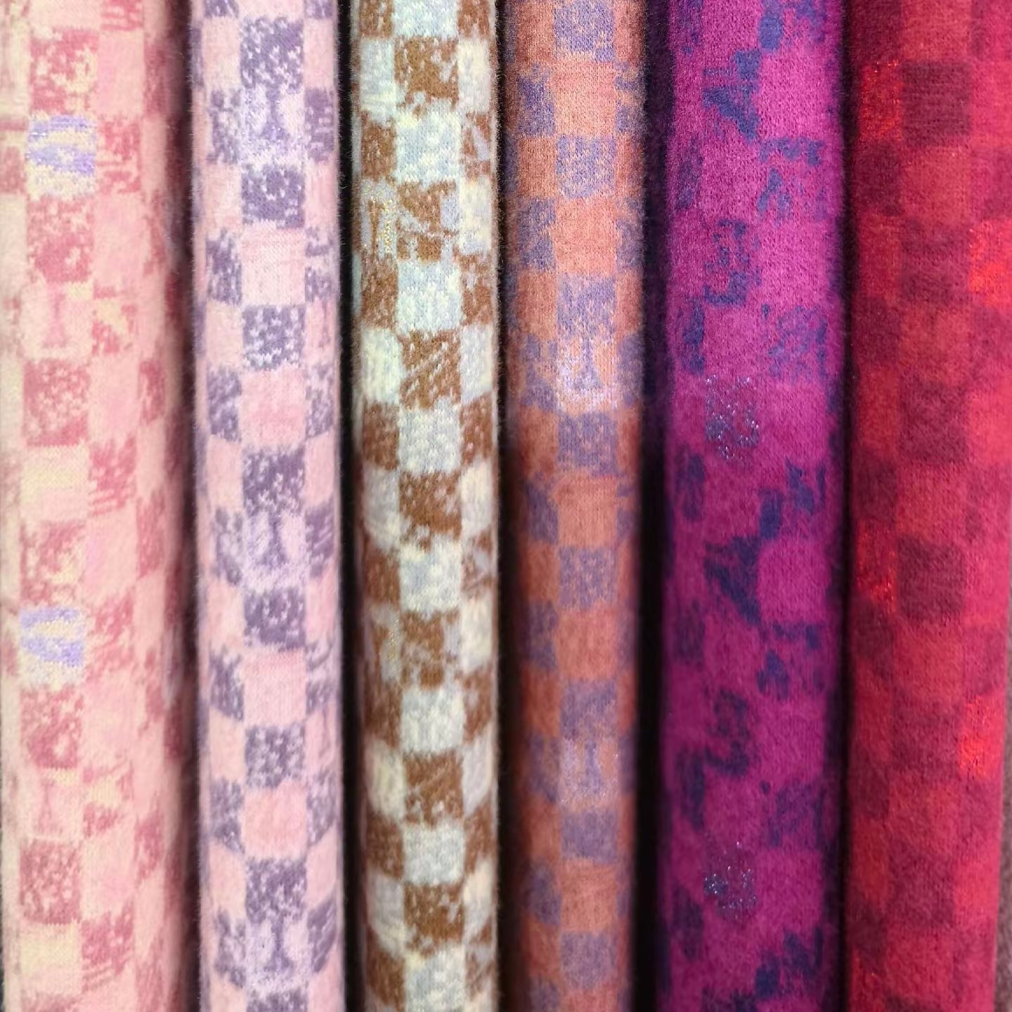 小香风醋酸奥羊绒面料！