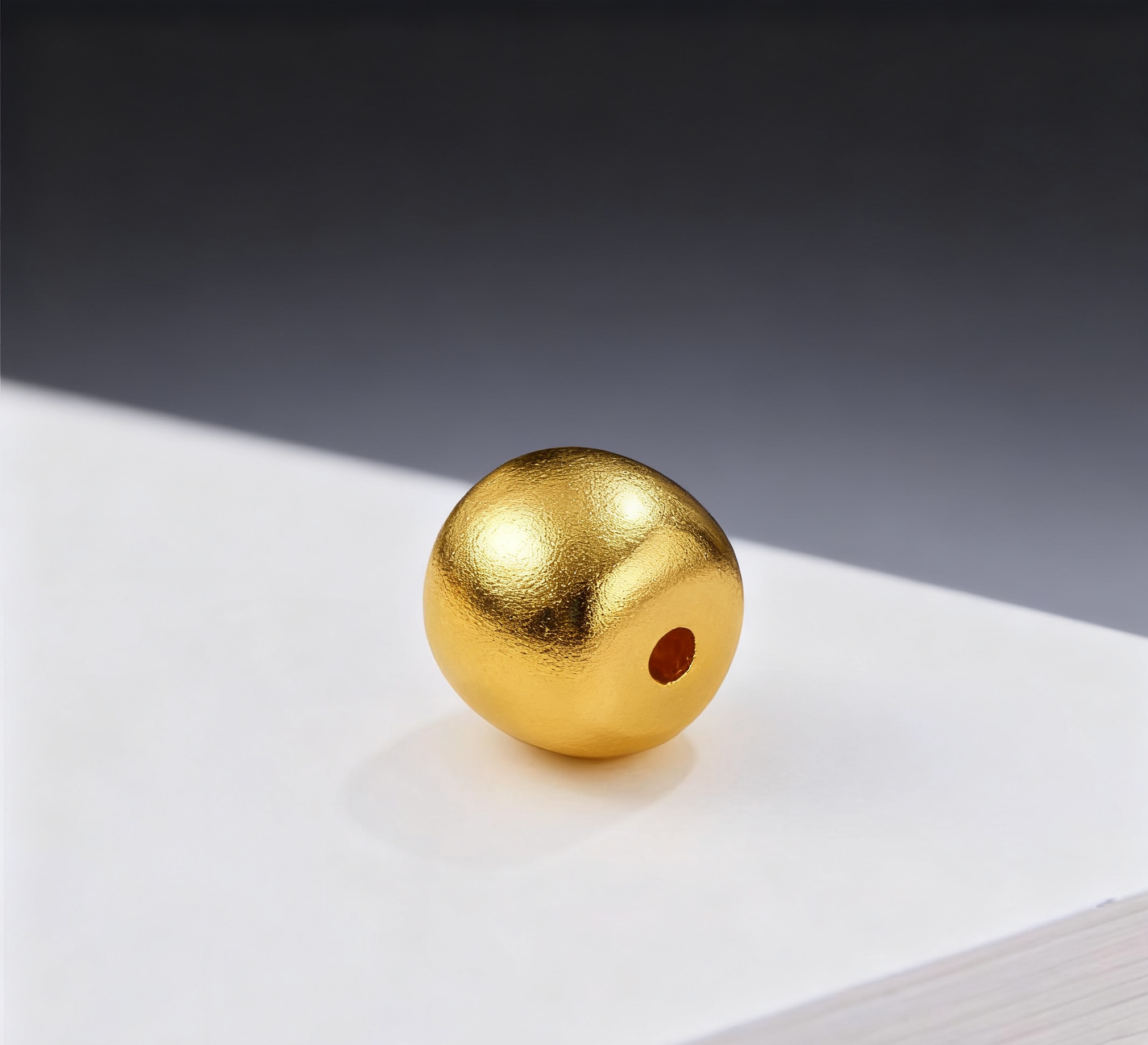 【雅总专属】 （买六颗赠链子）简约时尚大福气满满经典金色合金吊坠