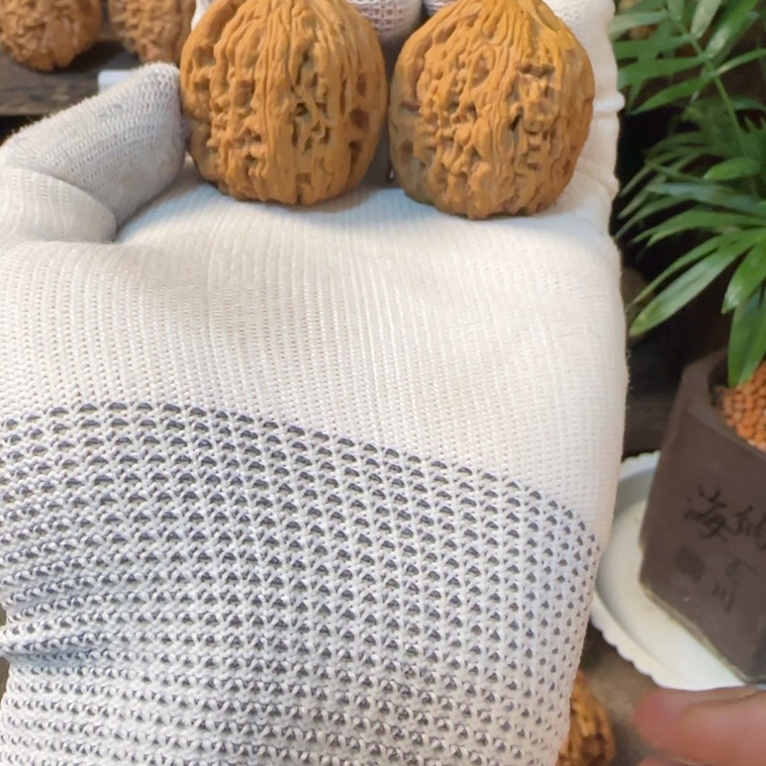 等***子文玩核桃把件南将石手捻33