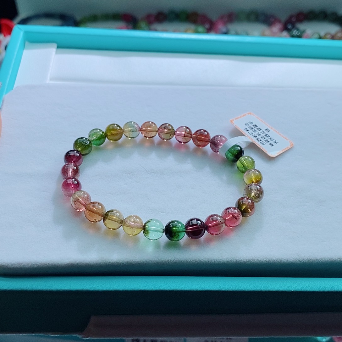 手链未镶嵌碧玺7mm左右