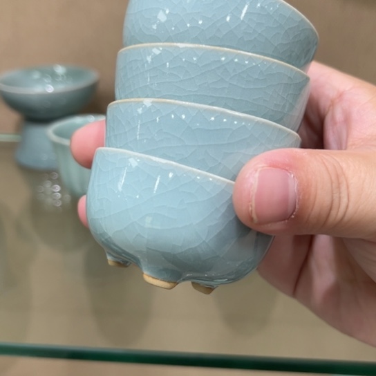 瓷片陶瓷茶具汝瓷茶具