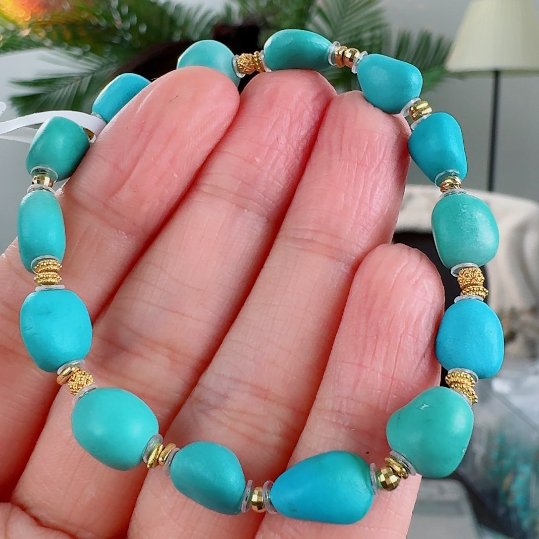 绿松石珠宝奇石未镶嵌