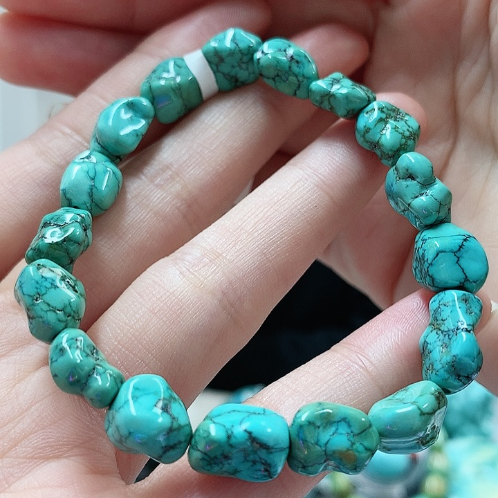 未镶嵌绿松石珠宝奇石