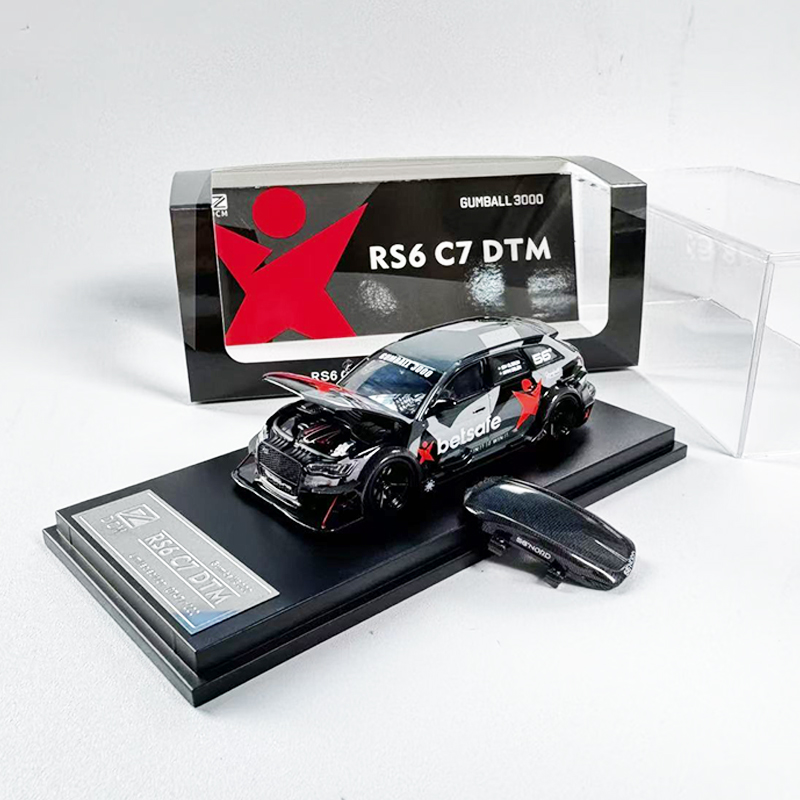 DCM 1:64 奥迪 RS6 C7 DTM Betsafe Gumball 3000 合金车迷彩涂装