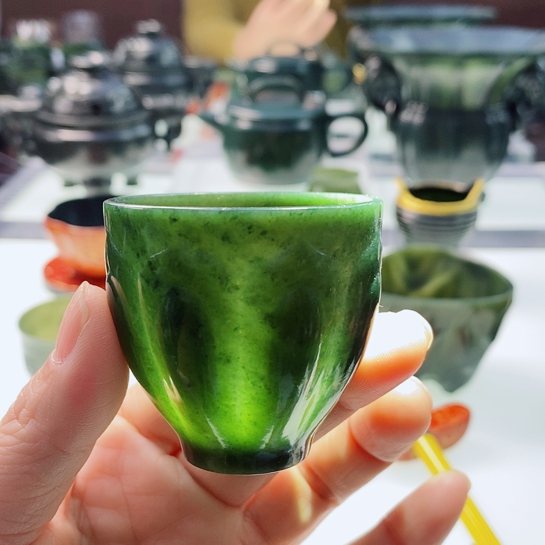 和田玉（青玉）摆件未镶嵌