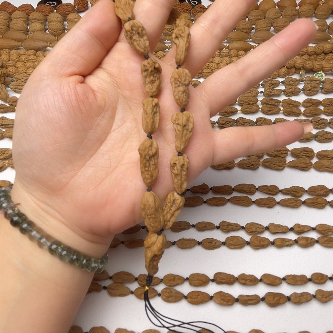 清***酒文玩核桃吊坠异形