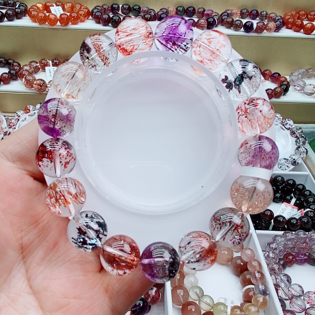 手串未镶嵌水晶彩梅