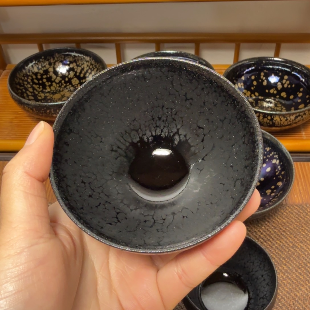 茶盏咚*叮建盏手工制作主人杯茶杯