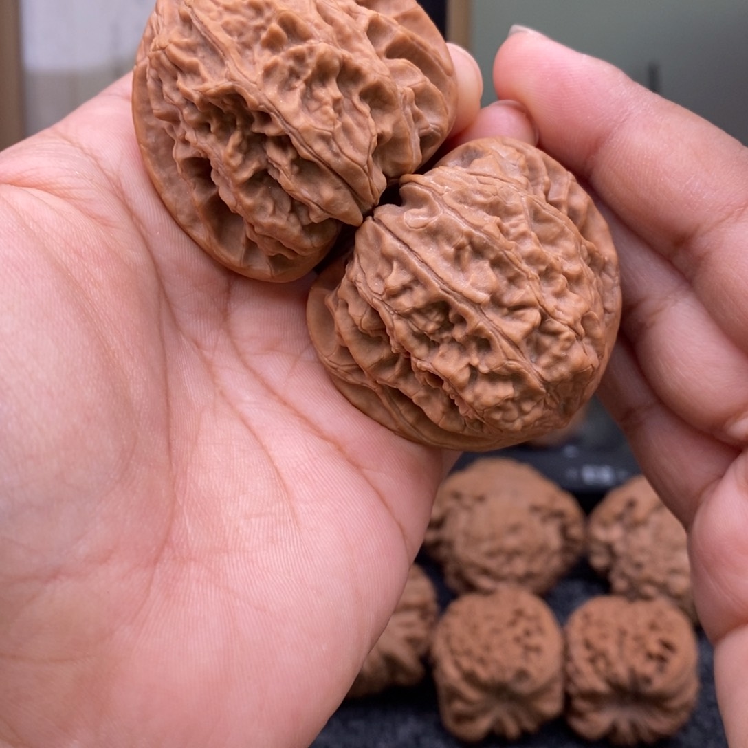 文玩核桃把件44蓟县蛤蟆眼