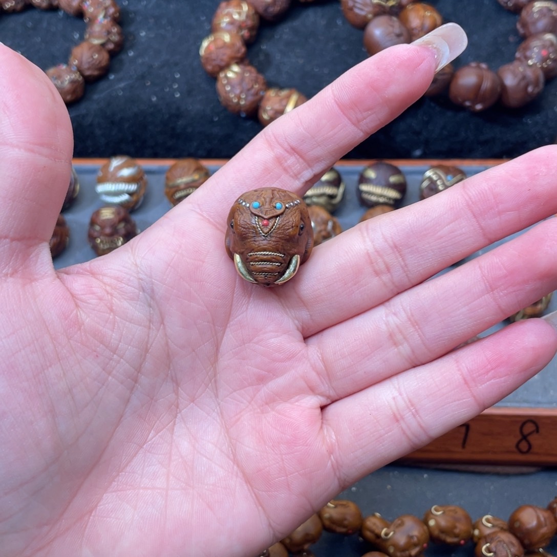 ****一吊坠紫金鼠20象神三通天地孔