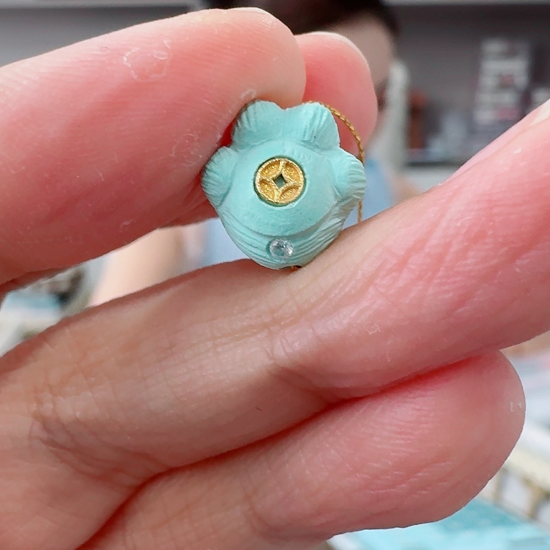 未镶嵌绿松石珠宝奇石