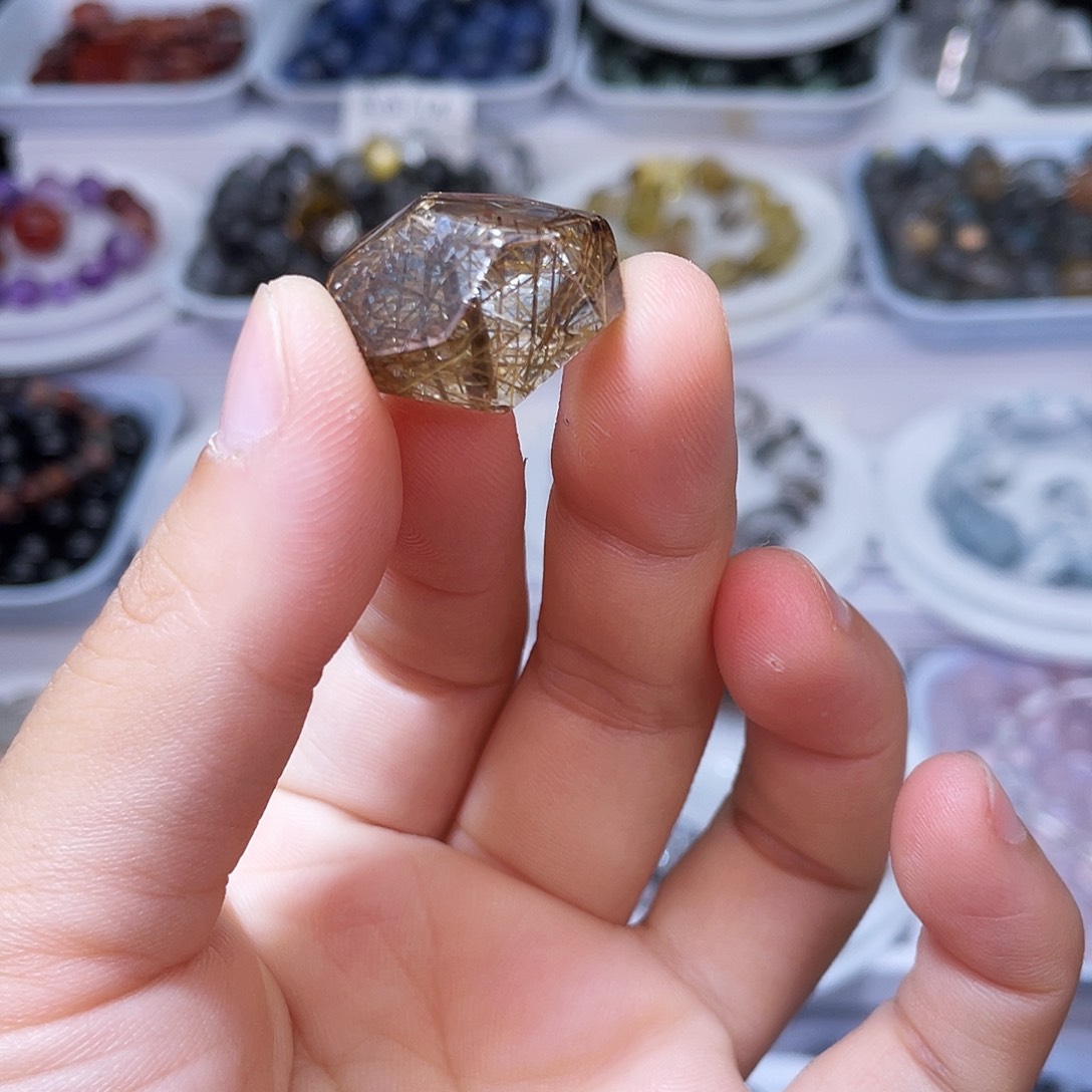 水晶单珠未镶嵌紫晶