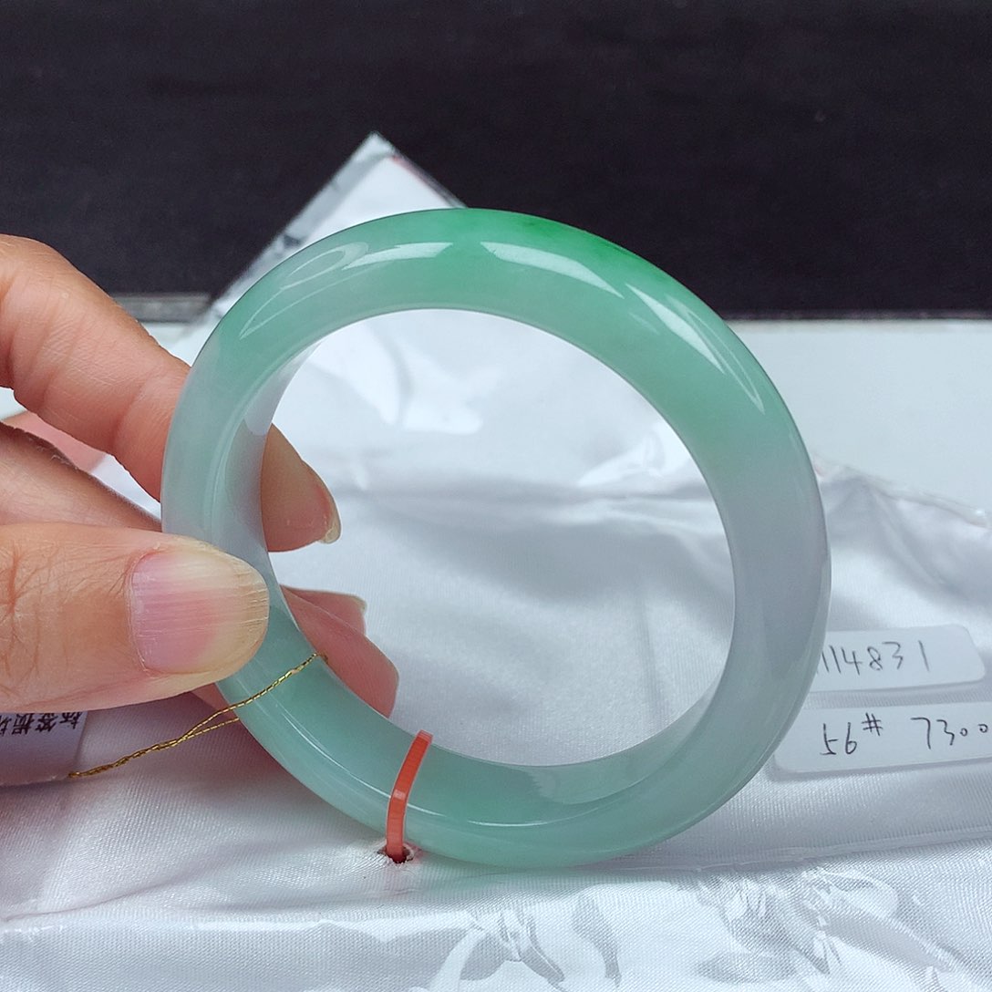 未镶嵌手镯翡翠56圈4831