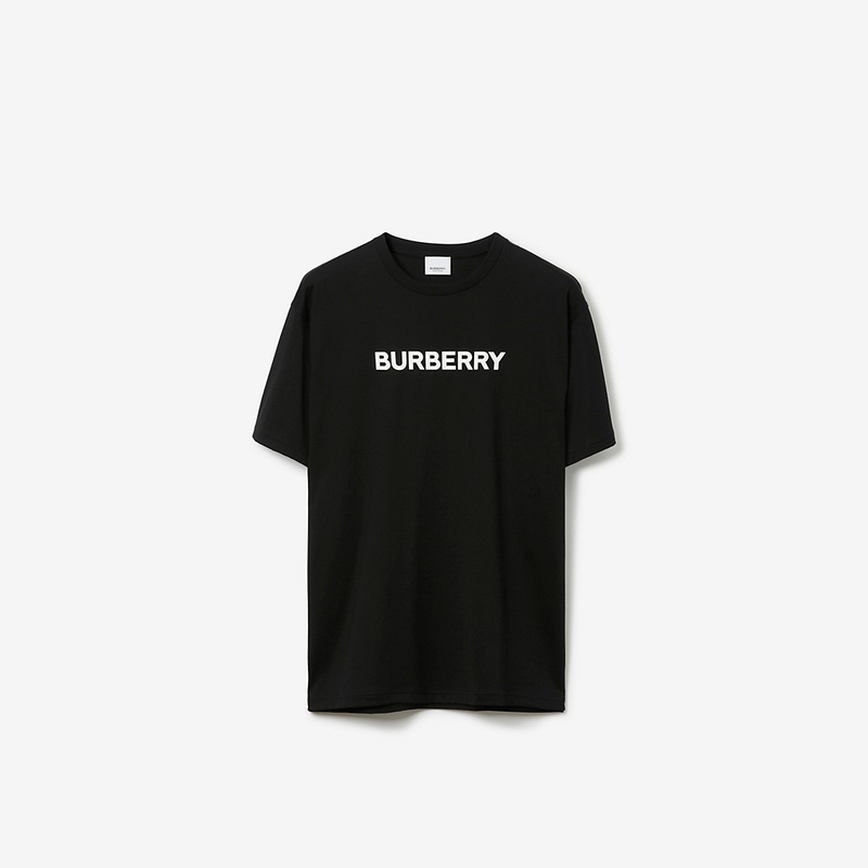 博柏利（BURBERRY）【礼物】男装字母徽标装饰burberry短袖黑色商品图