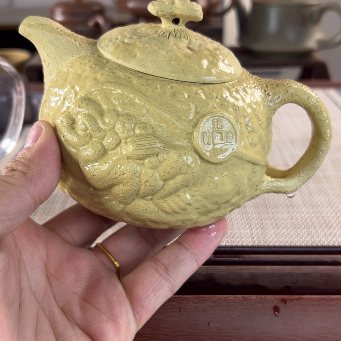 紫砂微瑕茶壶 无礼盒