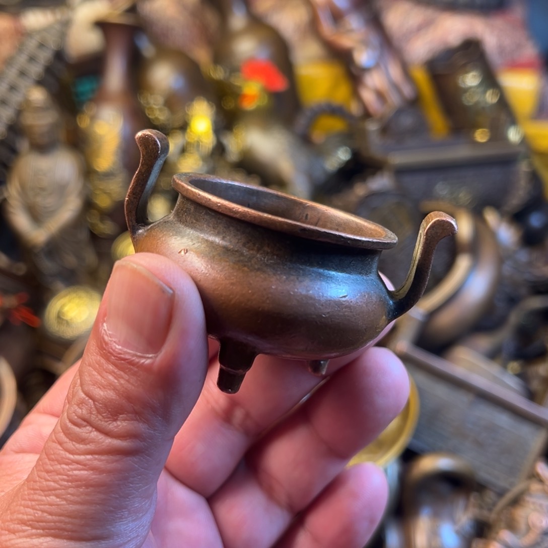 茶壶香炉铜器摆件