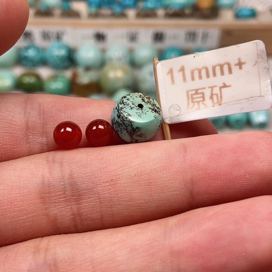 未镶嵌南红玛瑙珠宝半成品