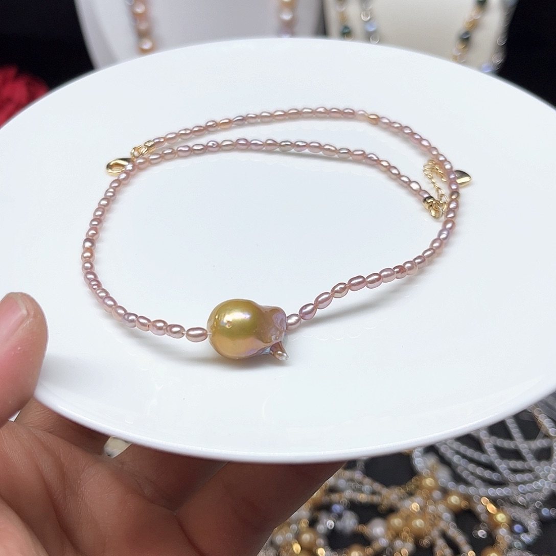 淡水珍珠颈饰未镶嵌