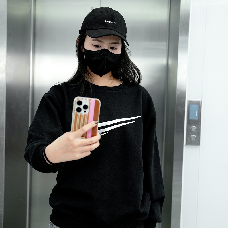 036卫衣男秋季男上衣时尚潮牌百搭套头长袖宽松圆领打底衫