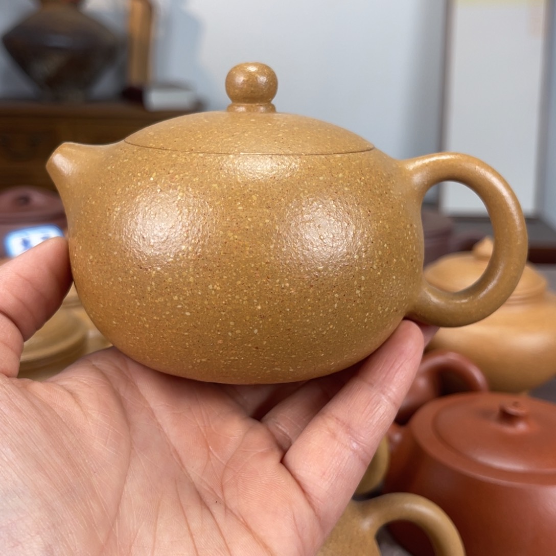 段泥茶壶西施黄降坡200