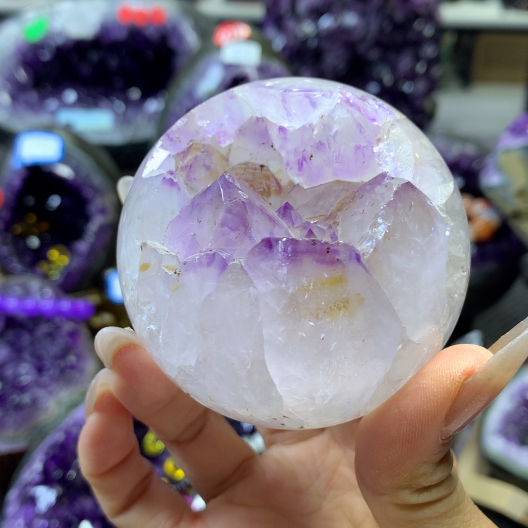 水晶摆件婷未镶嵌