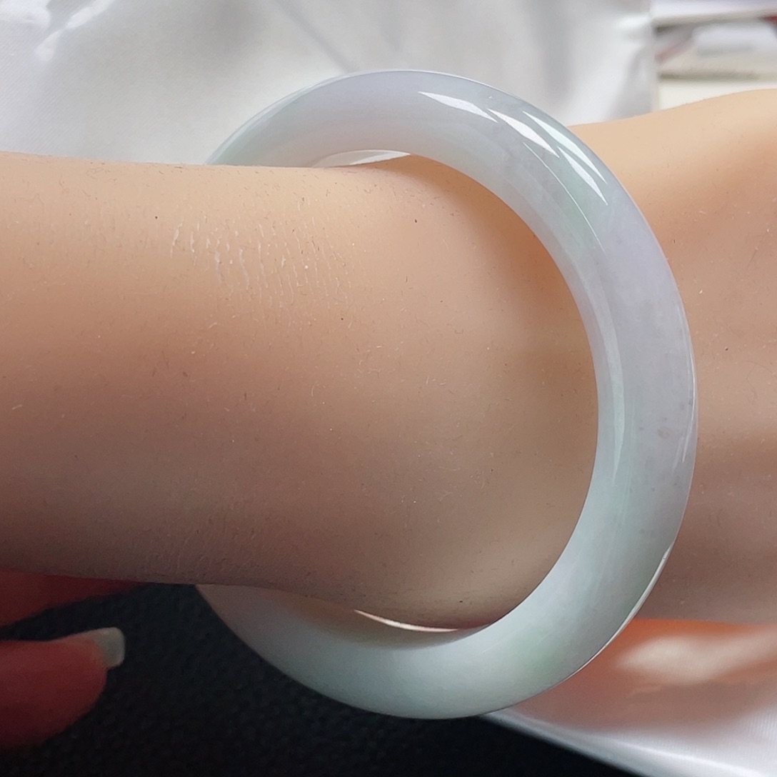 翡翠手镯未镶嵌缅甸翡翠手镯57圈