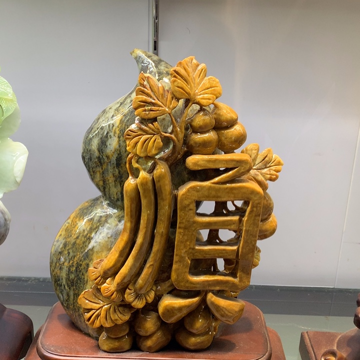 玉家居摆件寓意一顺百顺