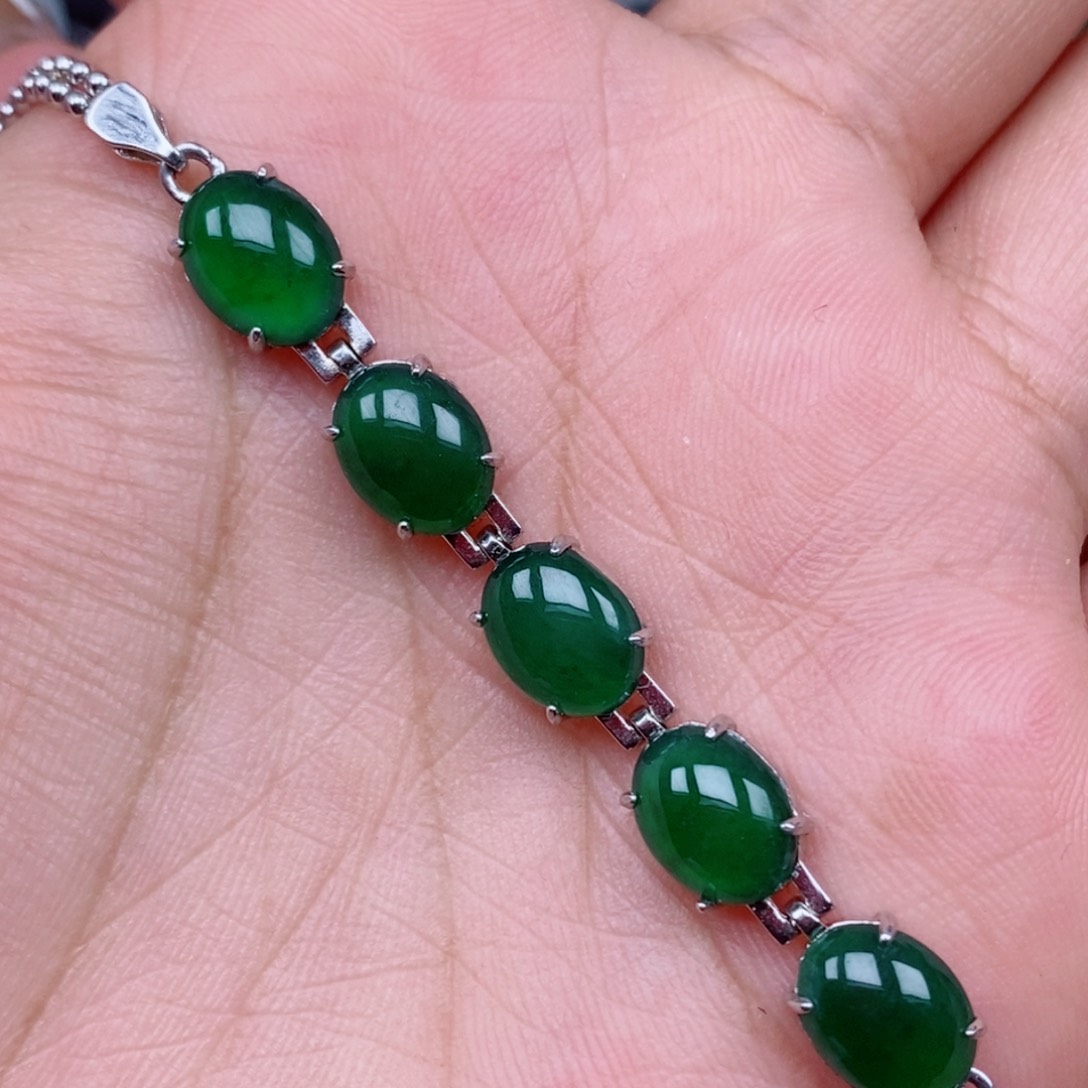 翡翠手链未镶嵌戒指