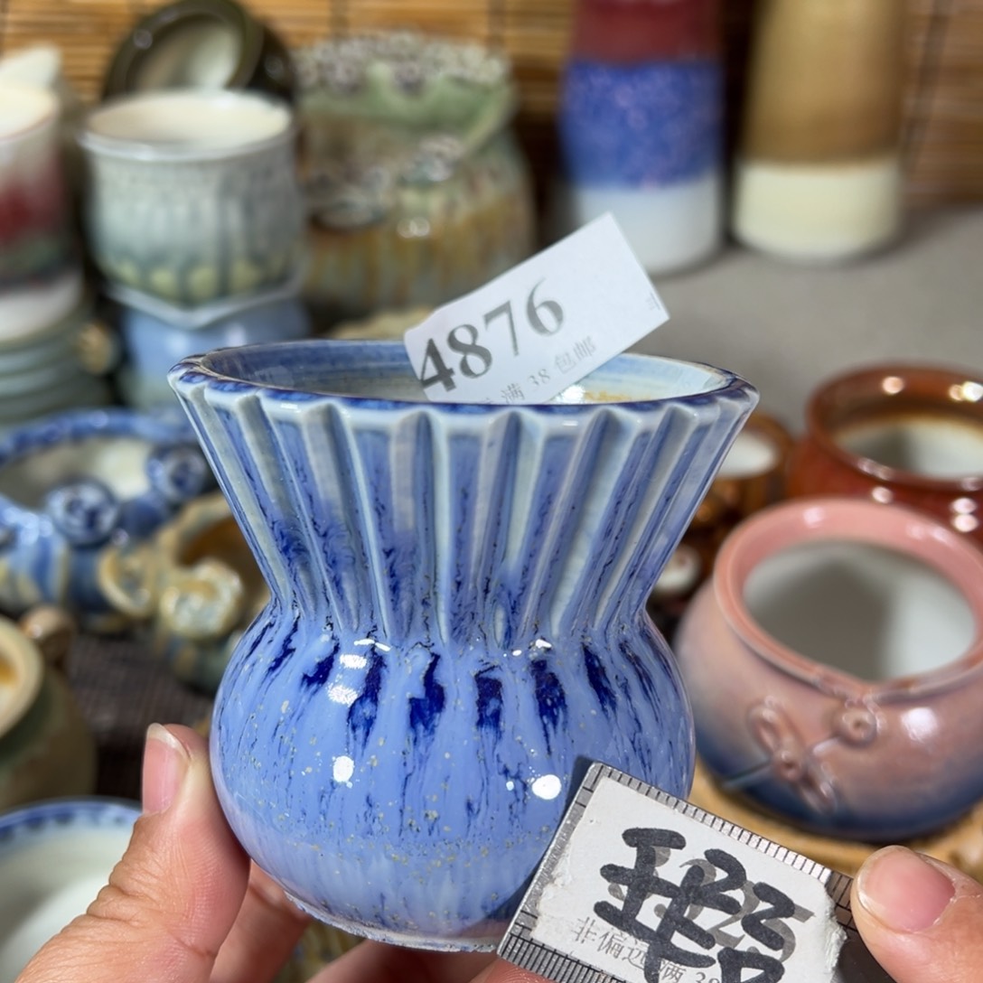 红陶瑕疵景德镇手工花盆