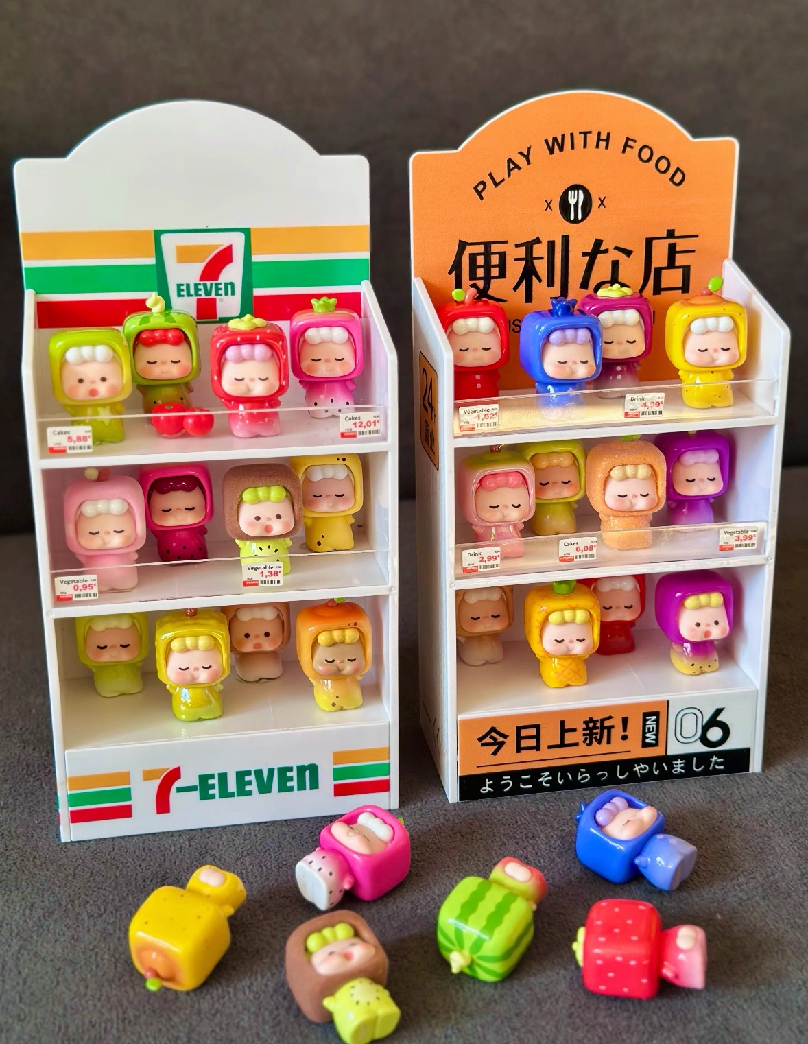 【咩咩拆盒】wuwu 水果方了萌粒踩数字可爱礼物