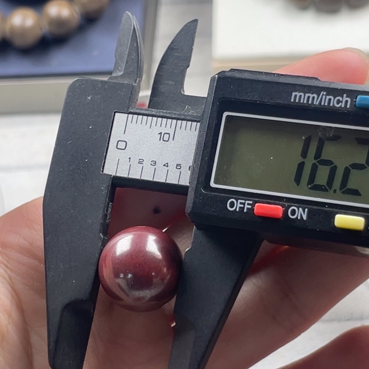 水晶珠宝半成品未镶嵌紫金砂16mm单珠