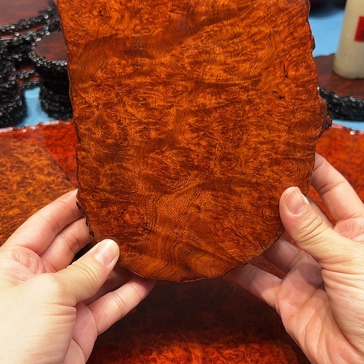 木缅花榴疤镂空底座