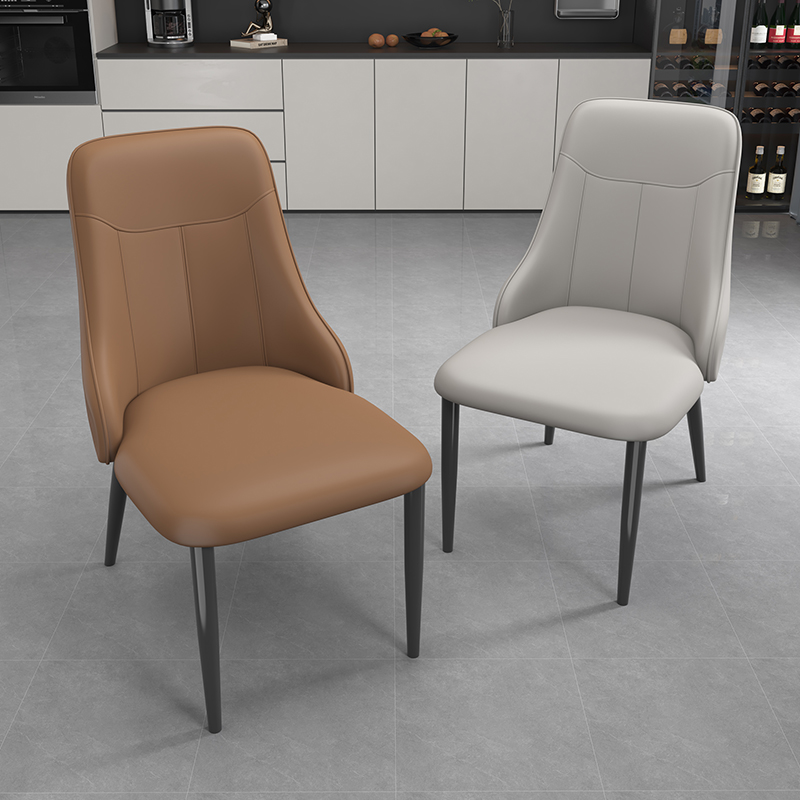 北欧轻奢餐椅高档现代风简约家用舒适餐厅靠背凳子酒店椅椅子