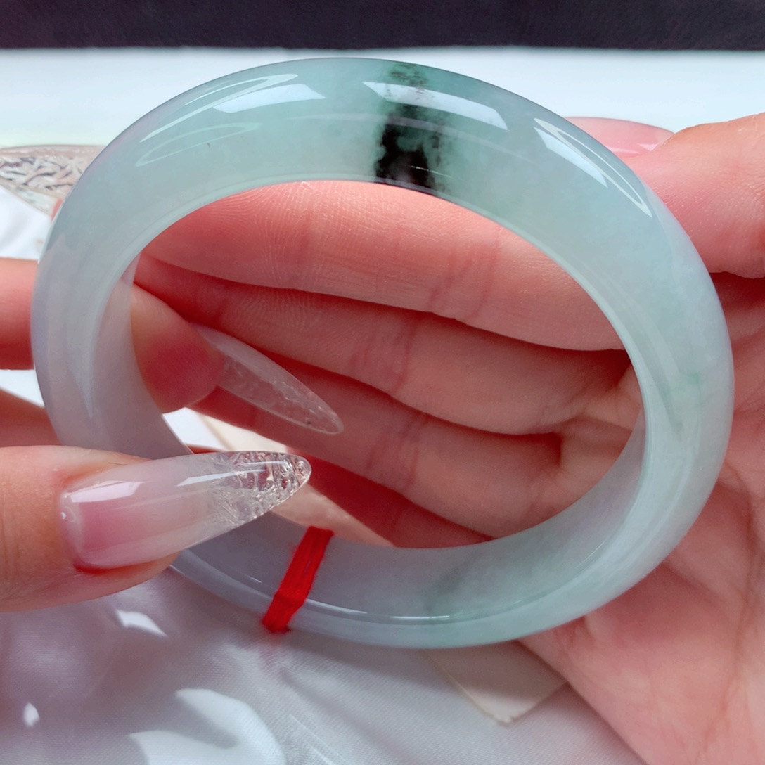 翡翠手镯未镶嵌天然缅甸翡翠A货手镯 17号