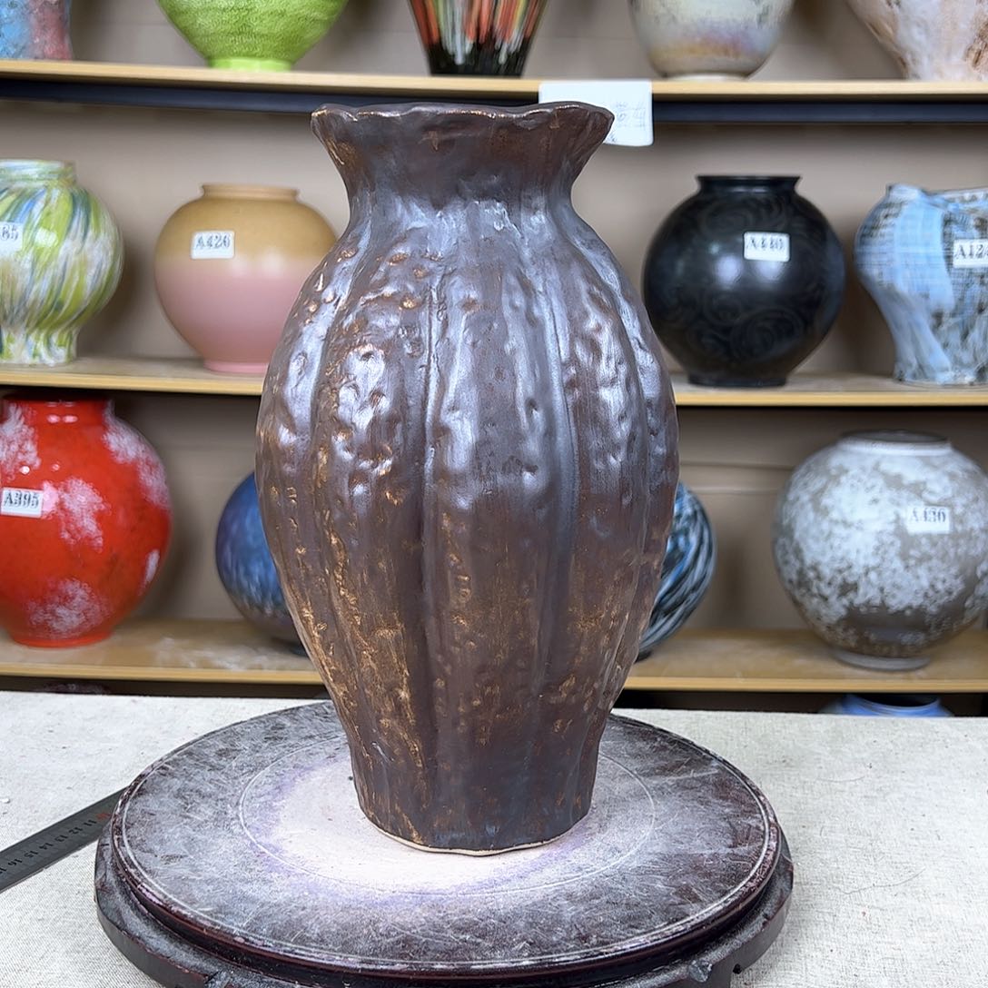 陶瓷88花瓶摆件创意的