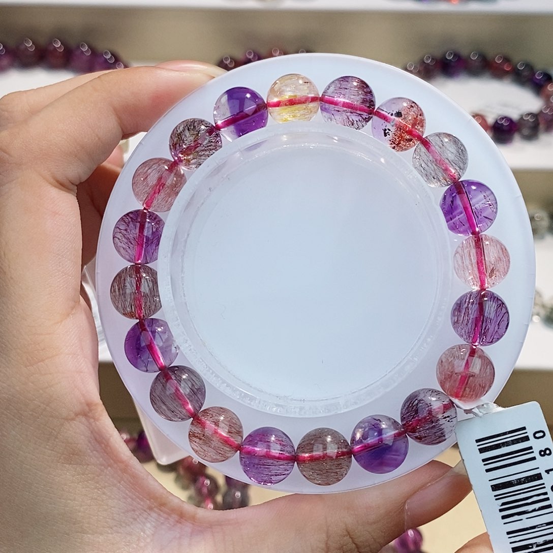 未镶嵌水晶手链黑加仑9