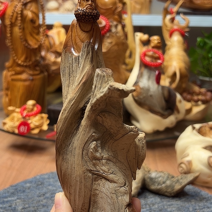 柏木把件崖柏摆件