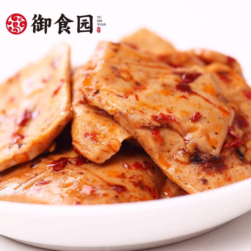 御食园老北京香豆干小袋装美味优质豆制品香辣酱香豆干浓郁即食