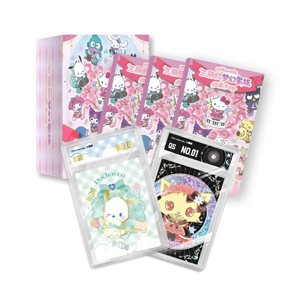 小页卡砖9.9一封！！WAKUWAKU三丽鸥收藏卡砖二创卡牌盲盒默认代拆