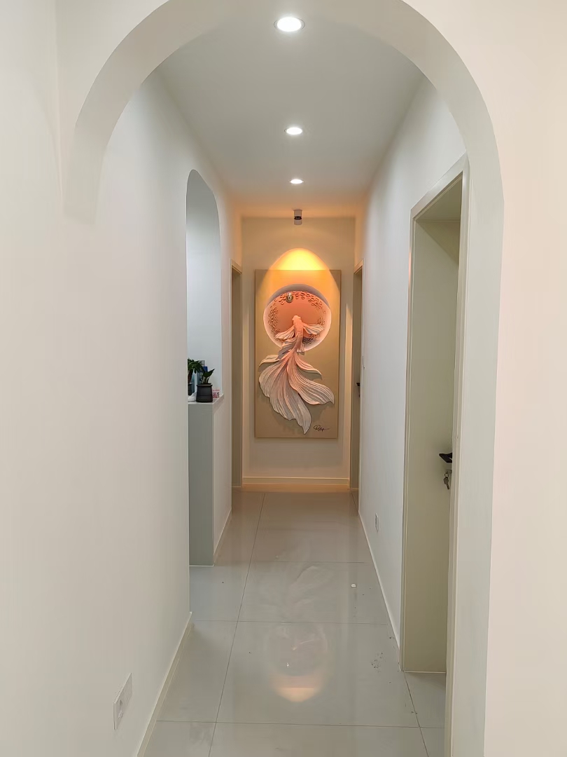 立体浮雕装饰画悠然上游玄关装饰画