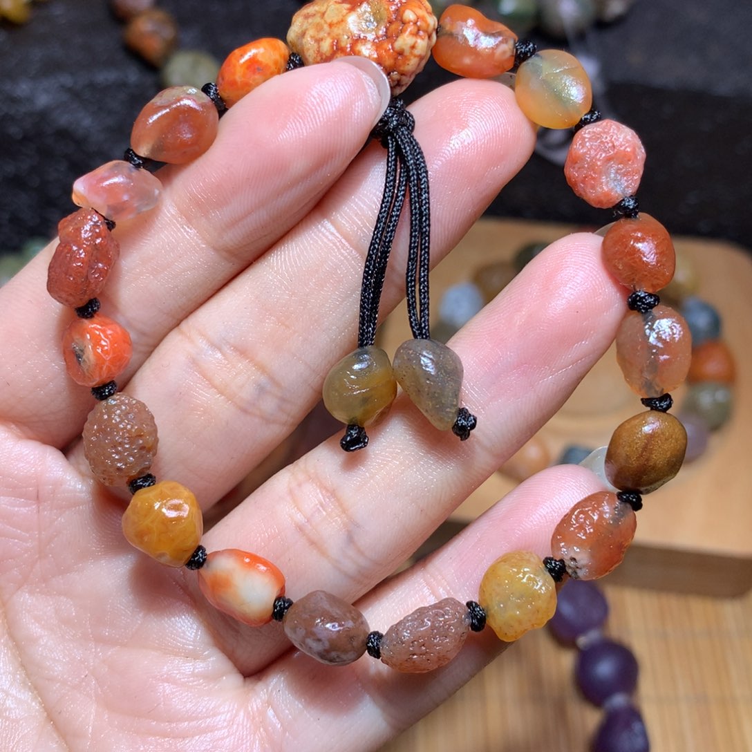 未镶嵌玛瑙/玉髓珠宝半成品